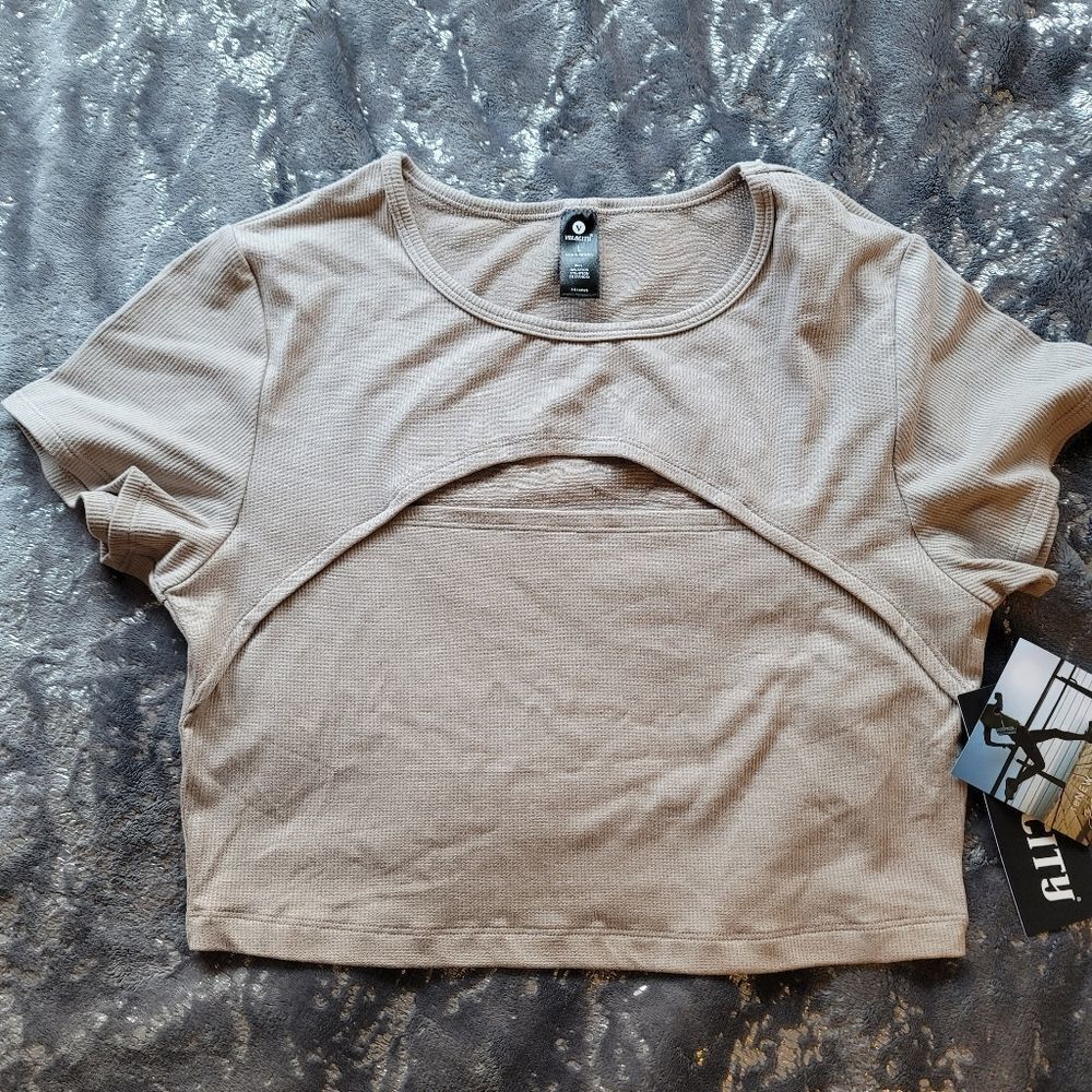 𝅺velocity-  Open Front Cropped Athletic